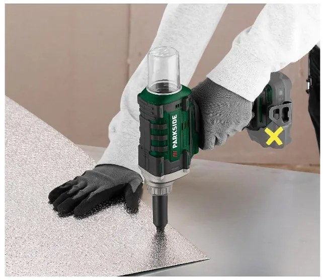 Parkside®  Aku nitovač na slepé nity 20 V Pbnsg 20-Li A1 + Akumulátor 20 V/4 Ah + Nabíjačka 20 V/4,5 A  (800011224)