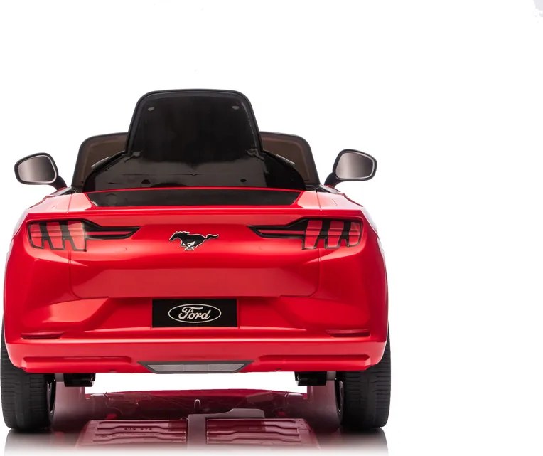 LEAN CARS Elektrické autíčko na batérie Ford Mustang Mach-E 24V červené