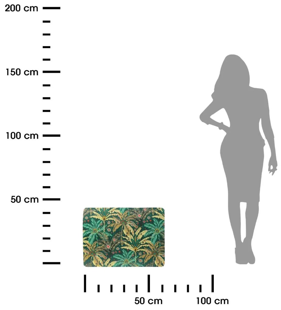 Predložka do kúpeľne Litos, 45x60 cm, viacfarebná