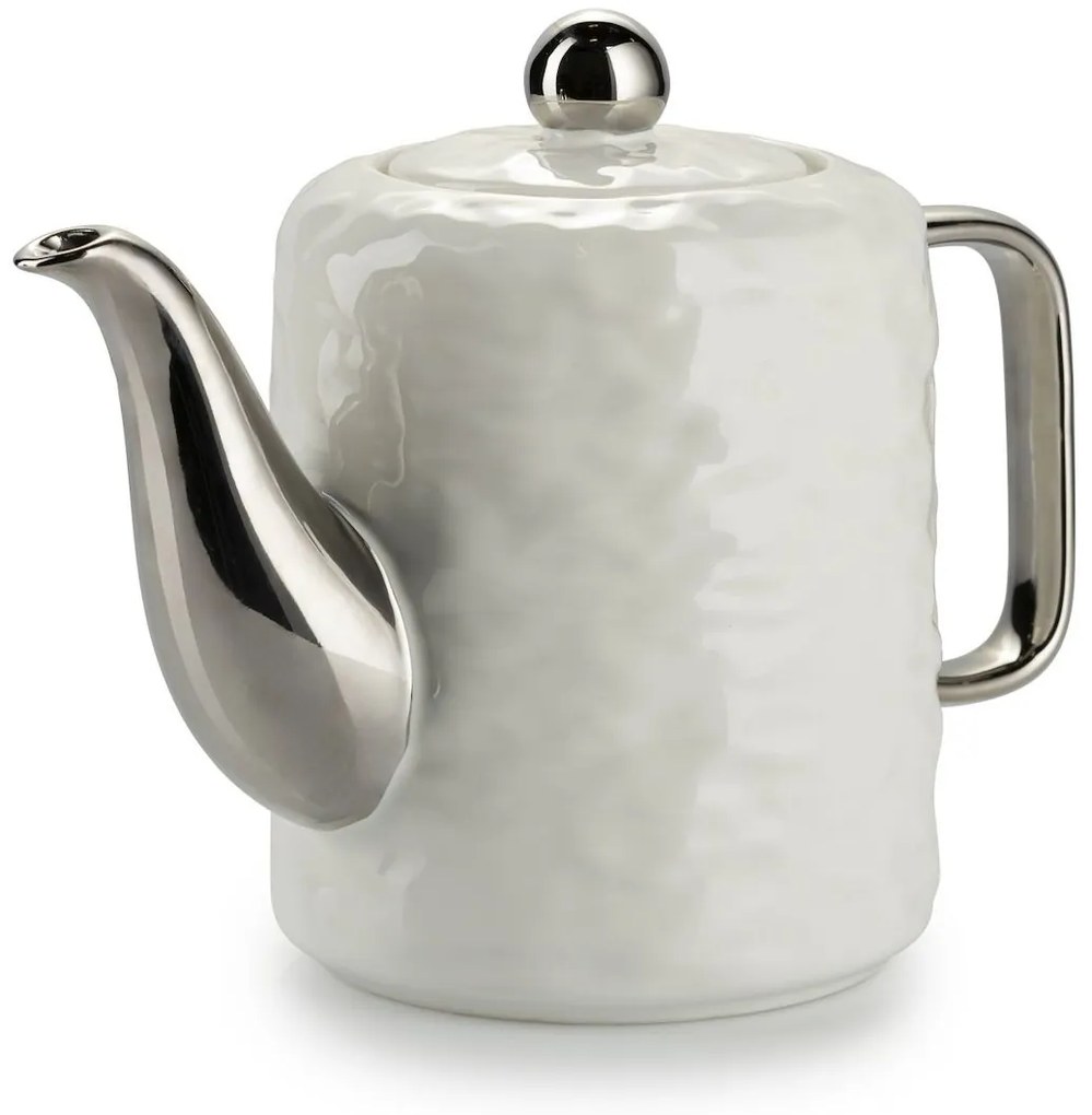 Čajový/kávový set Selena Silver White