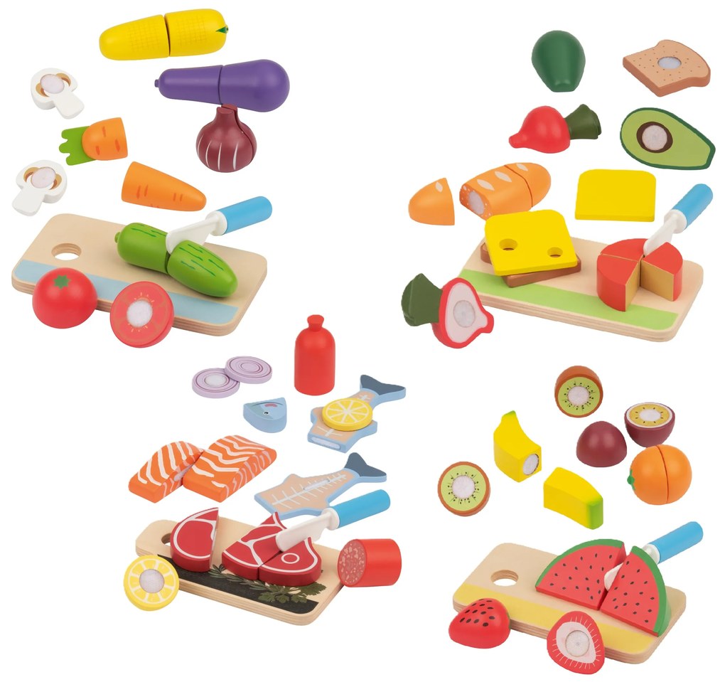 lupilu® Drevené hračkárske potraviny (800011298)