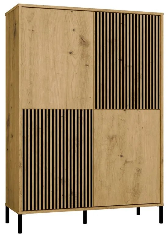 Skrinka Kamarussa Slim 4 (dub artisan). Akcia -19%. Vlastná spoľahlivá doprava až k Vám domov. 1132518