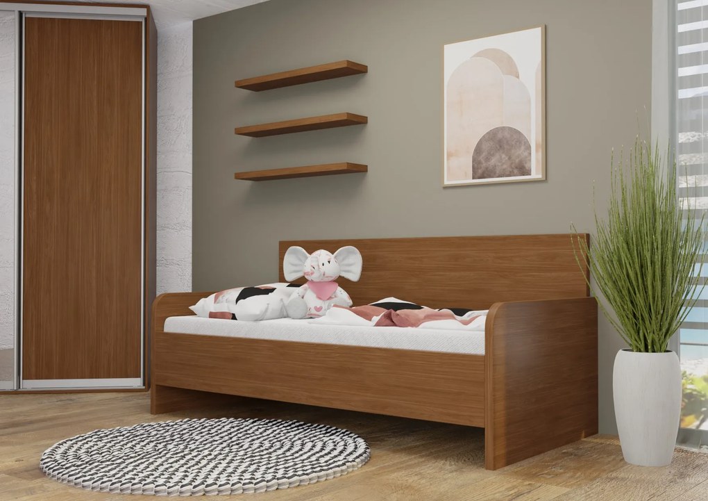 Wood Service Jednolôžko Žanetka R bez úložného priestoru 80 x 200
