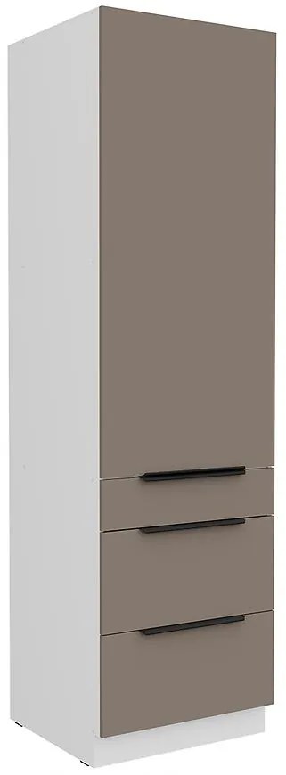 Kuchynská skrinka Aria-Ta/Wh Anti Fingerprint 60dks-210 1f 3s