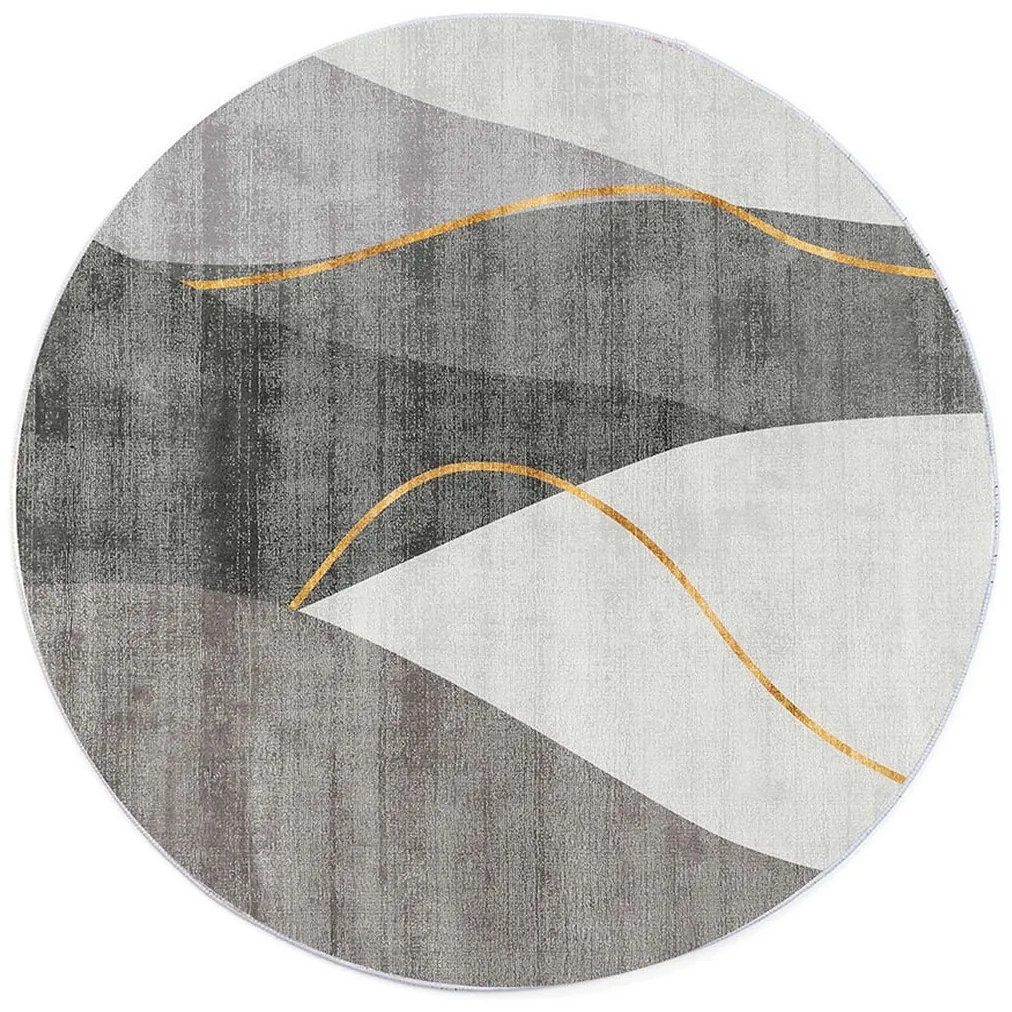 TZ Okrúhly vzorovaný koberec Stela Rozmer: 100