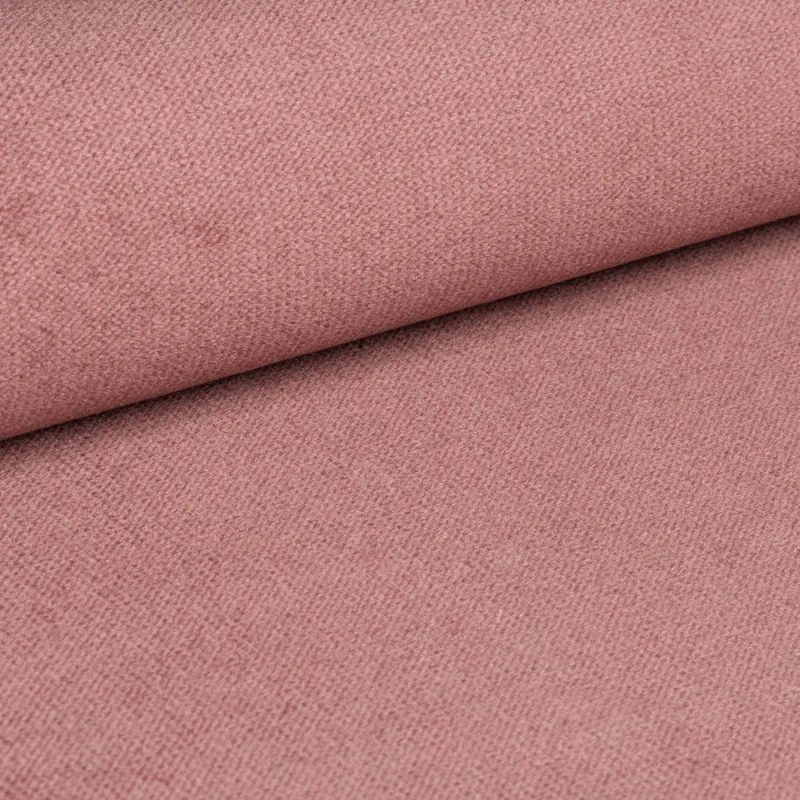 AKCIA Čalúnená posteľ COMFINO VELVET s prístelkou 120x200 cm ružová II. akosť