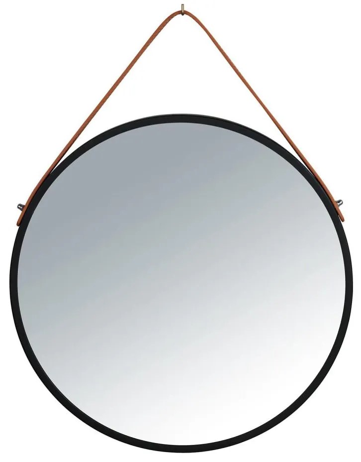 WENKO 24424100 - Zrkadlo BORRONE 40x40 cm čierna/strieborná