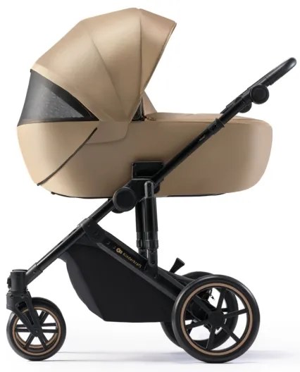 KINDERKRAFT SELECT - Kombinovaný kočík 3v1 PRIME 2 Premium Sandrose beige
