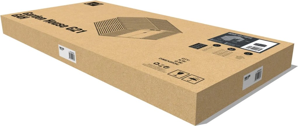 Záhradný domček G21 GAH 529 - 277 x 191 cm, antracitový