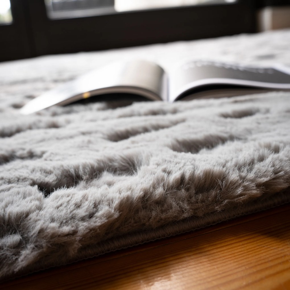 Obsession, Kusový koberec My Valley 245 Silver, 160x230, šedá, obývacia izba