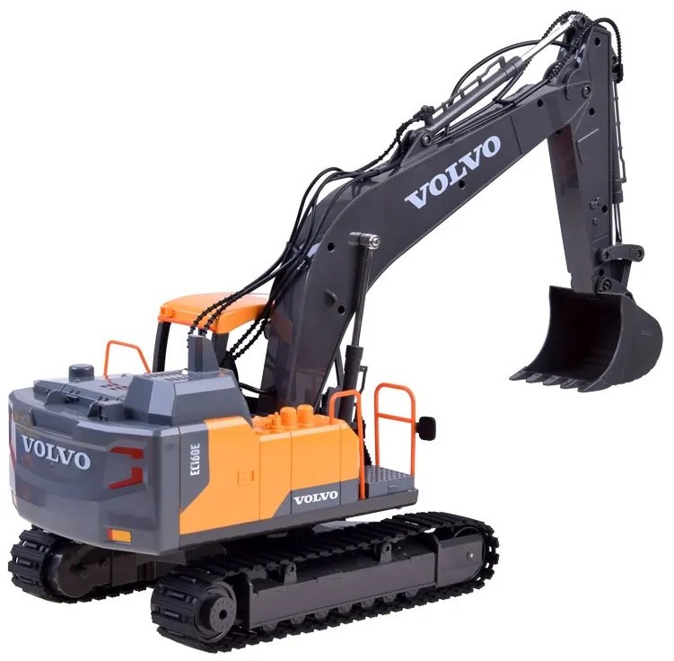 Veľký bager VOLVO 3 v 1 na diaľkové ovládanie - 3 hroty RC0495