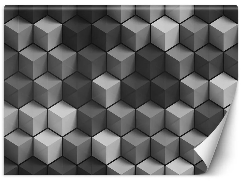 Fototapeta, Abstraktní 3D krychle - 150x105 cm