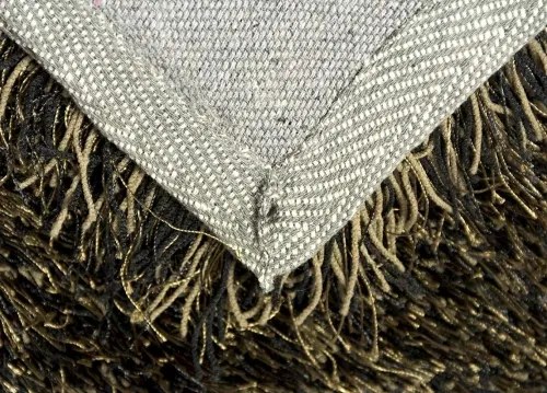 Koberce Breno Kusový koberec LOVE SHAGGY 93600/black-brown, hnedá,60 x 110 cm