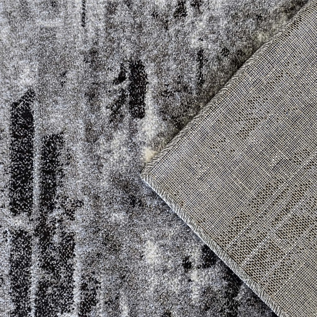 DY Panamero 22 Sivý moderný koberec Rozmer: 60x100 cm