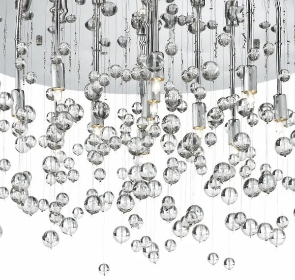 Ideal Lux - LED Stropné svietidlo NEVE 8xG9/3W/230V pr. 40,5 cm chróm