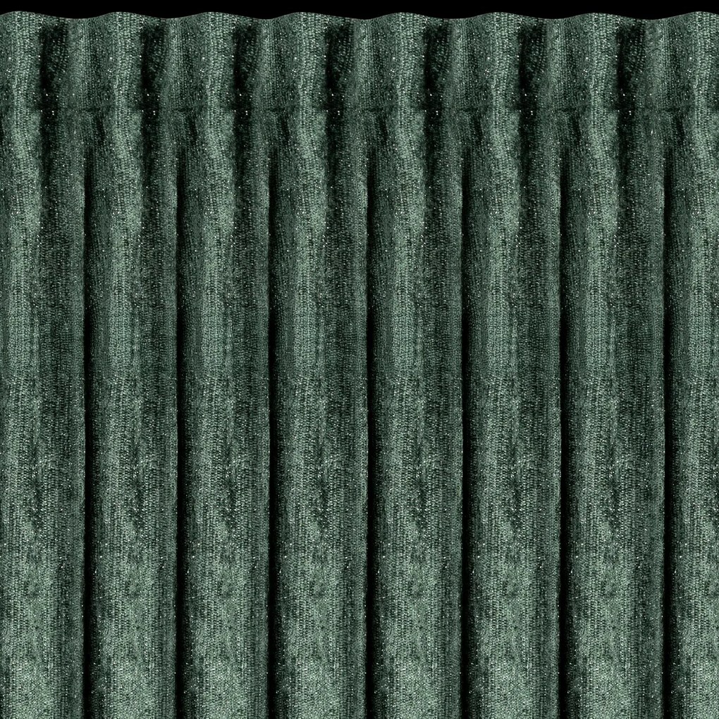 ZATEMŇOVACÍ ZÁVES NA PÁSKE JILL 140X270 CM TMAVOZELENÁ