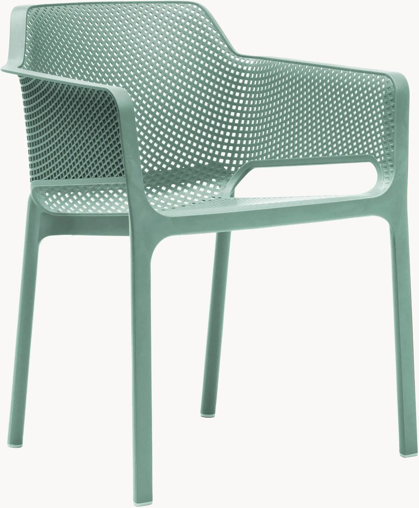 Stohovateľná záhradná stolička's opierkami Net