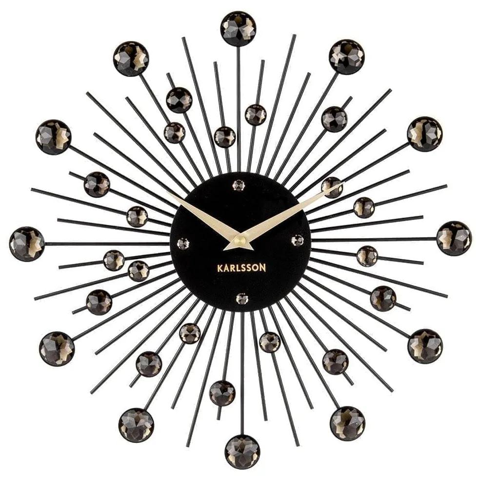 Dizajnové nástenné hodiny Karlsson 4860BK
