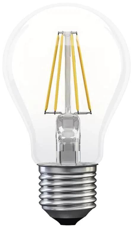 LED filamentová žiarovka, E27, A60, 6W, 806lm, neutrálna biela Emos Z74261