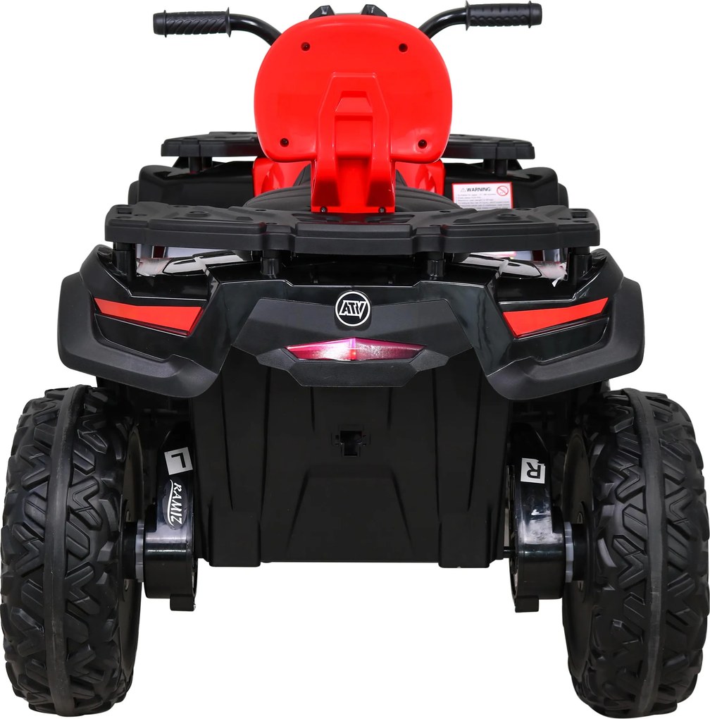Ramiz Štvorkolka XT-Speed pre deti červená + pohon 4x4 + EVA kolesá + pomalý štart + MP3 rádio + LED