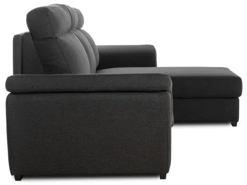 Rohová sedacia súprava na každodenné spanie AZZURRA br. FIORELLO s rozkladom, pravá, 140, hnedá (como 5 antelope)