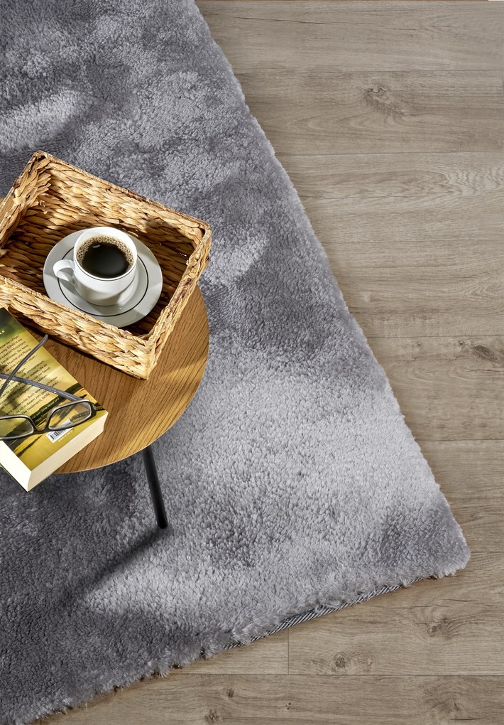 ELLE Decoration, Kusový koberec Cosy 106110 Silver z kolekcie Elle, 80x150, šedá, obývacia izba