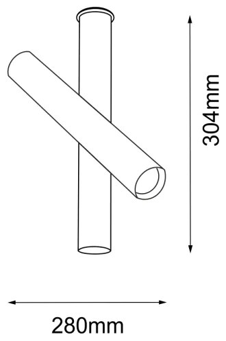 Amplex 8894 - Bodové svietidlo AKADI 1xGU10-MR11/15W/230V biela/zlatá