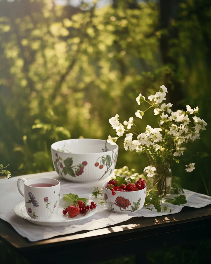 KÄHLER Porcelánová miska Hammershøi Summer Berries 21 cm