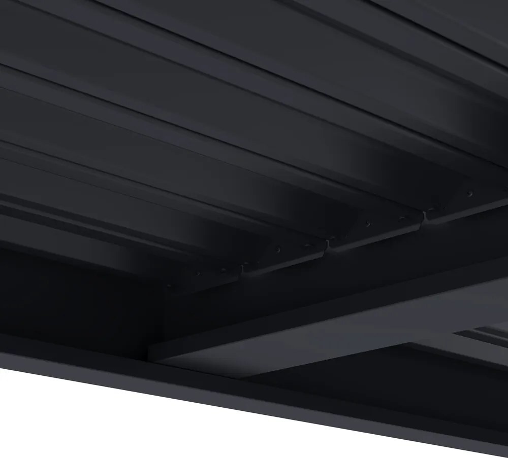 Bioklimatická pergola INTRO DUO 8x4 m, hliník - do steny