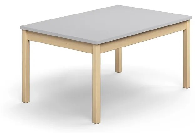 Stôl DECIBEL, 1200x800x590 mm, akustický HPL - šedá
