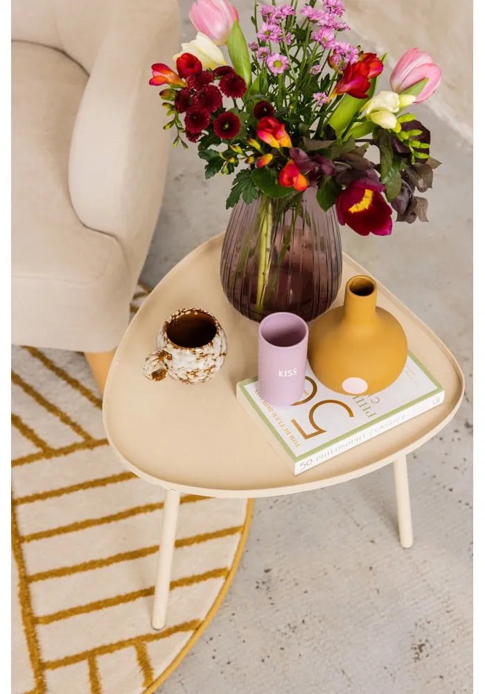 Béžové kreslo ušiak Noemye – Bonami Selection