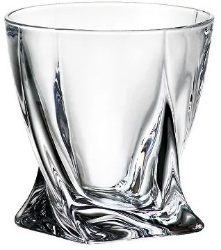 Crystal Bohemia Poháre na whisky QUADRO 340 ml, 6 ks