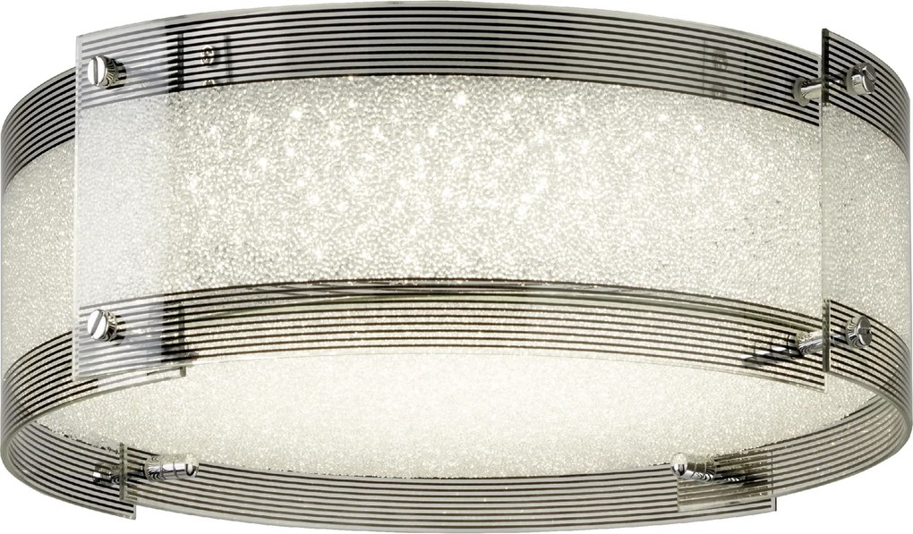 Searchlight 3210-36CC SHELBY stropní LED chrom a sklo