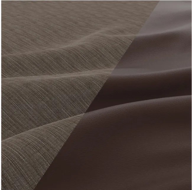 Trojmiestna rozkladacia sedačka LUGO cappuccino / hnedá