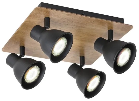 Rabalux 5905 - Bodové svietidlo MAC 4xGU10/35W/230V