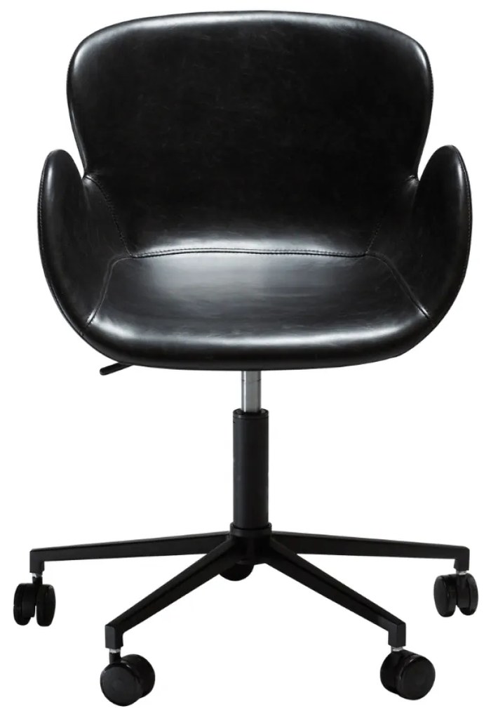 GAIA ČALÚNENÁ OFFICE STOLIČKA black/black