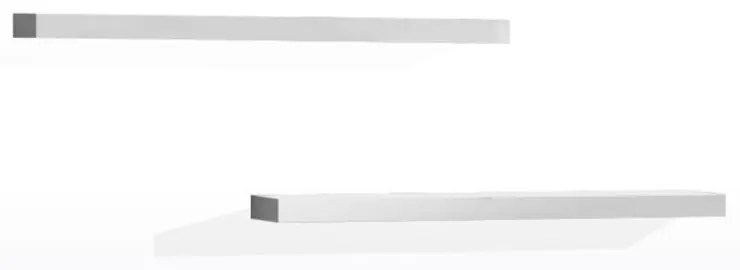 Biela detská polica ROBIN – Vipack