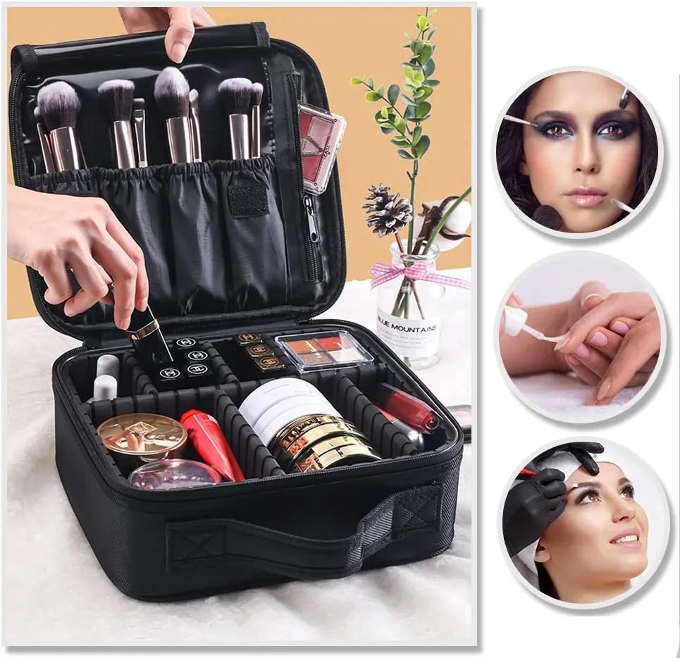 Organizér na kozmetiku Polvere čierny