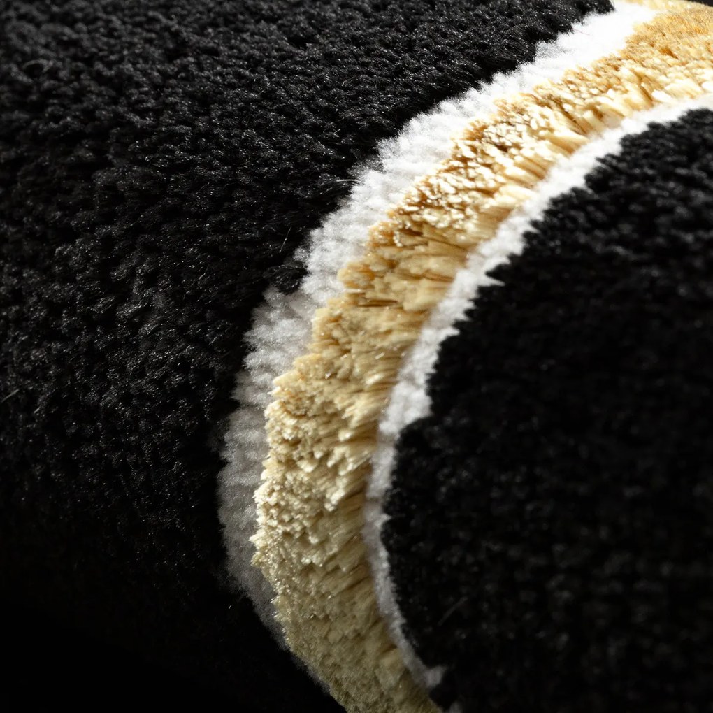 Kusový koberec Allure 1967 black/gold, 160x220, čierna, kancelária, Dywany Łuszczów