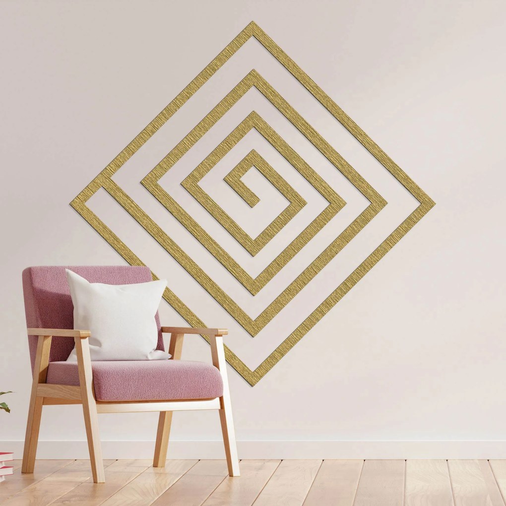 Drevená dekorácia špirála | SQUARIL: Preglejka Topoľ - Honey 3071 20 cm 4056-113940 PR0397