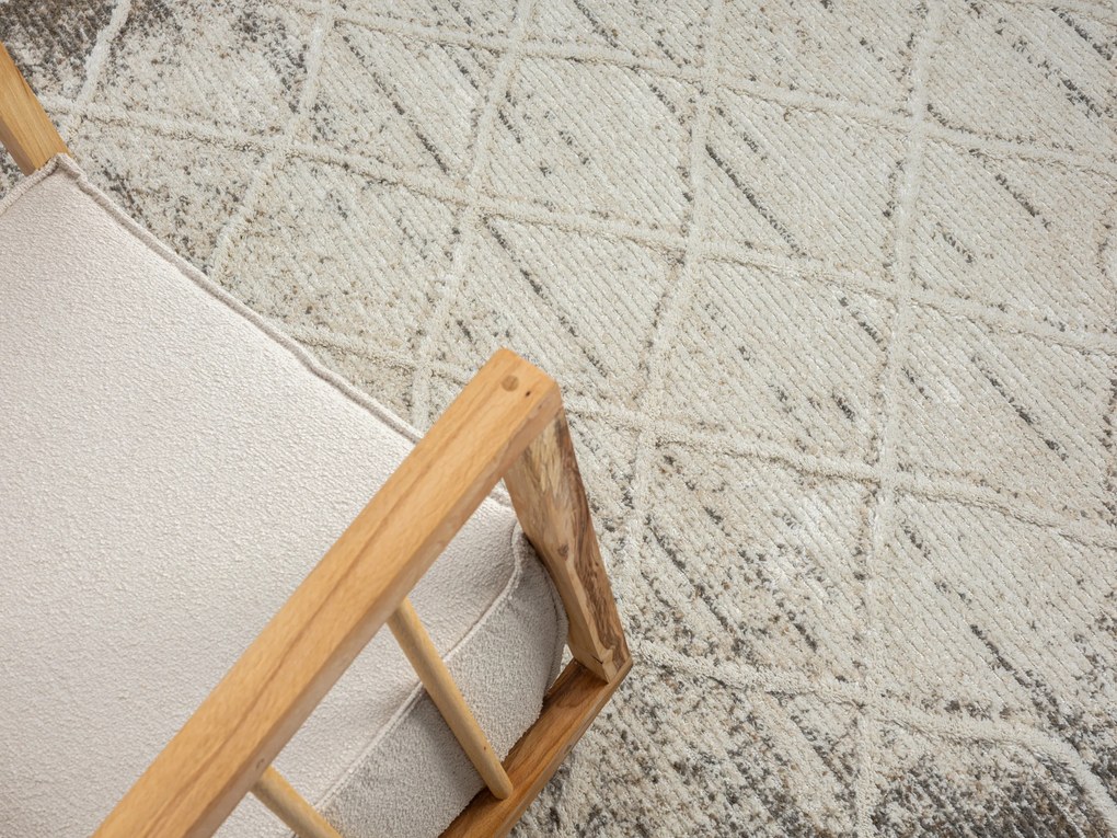 Kusový koberec Enya 1 hellbeige, 160x230, béžová, chodba / predsieň, My Flair