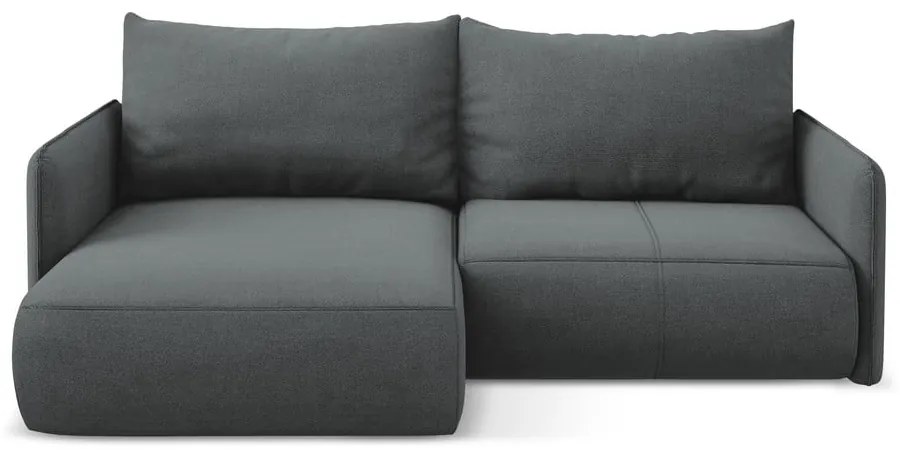 Sivá rozkladacia/s úložným priestorom rohová pohovka (ľavý roh) Nanea – Makamii