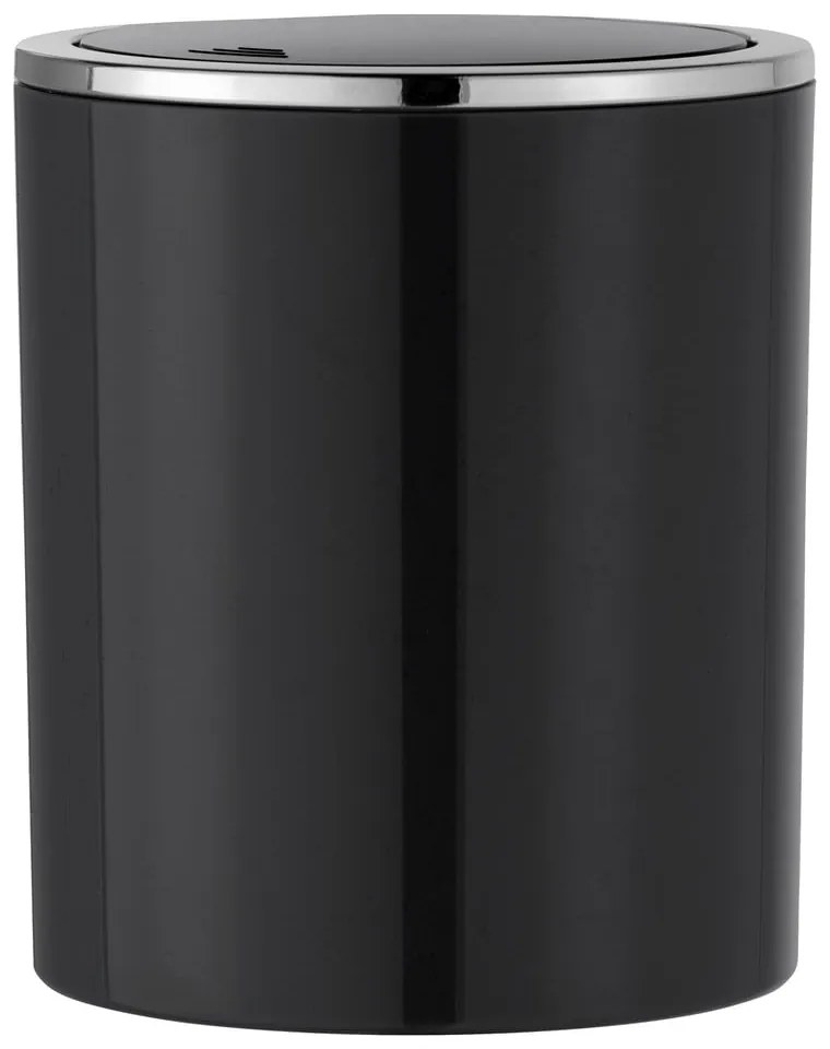 Čierny odpadkový kôš Wenko Inca, 2 l