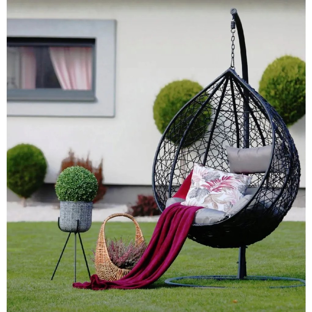PROXIMA.store - Záhradné hojdacie kreslo GARDEN XL FARBA: béžová