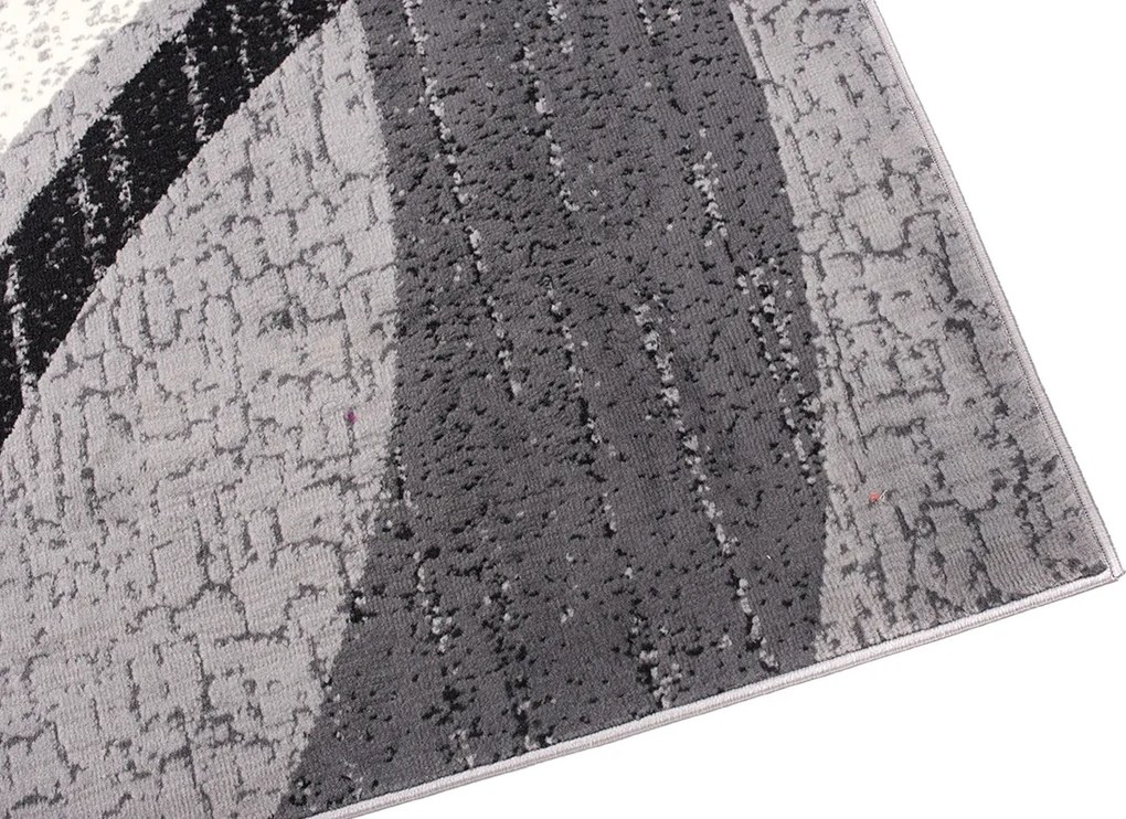 TA Koberec K856A GRAY CHEAP PP CRM Sivý Obdĺžnikový Rozmer: 140x200 cm