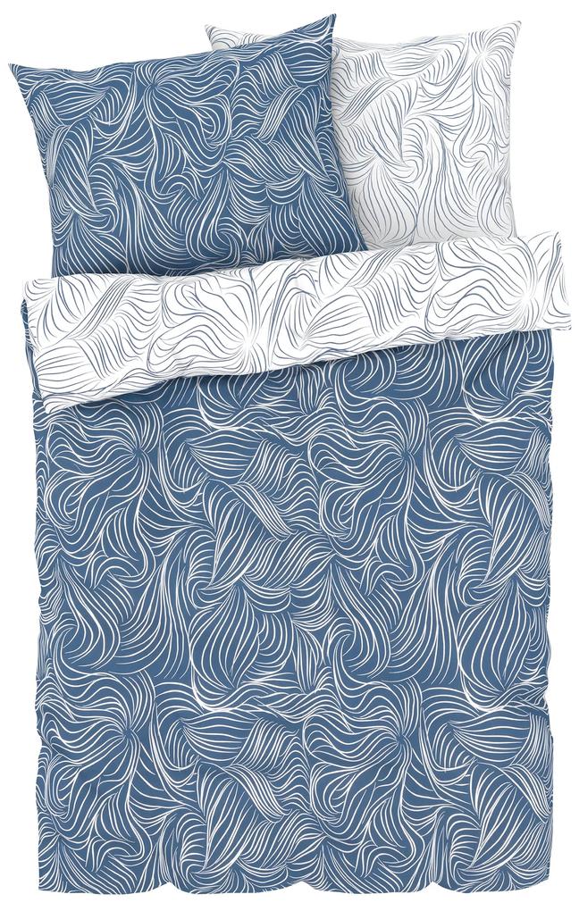Livarno home Posteľná bielizeň z bavlny Renforcé, 200 x 220 cm (vlny)  (100374458)