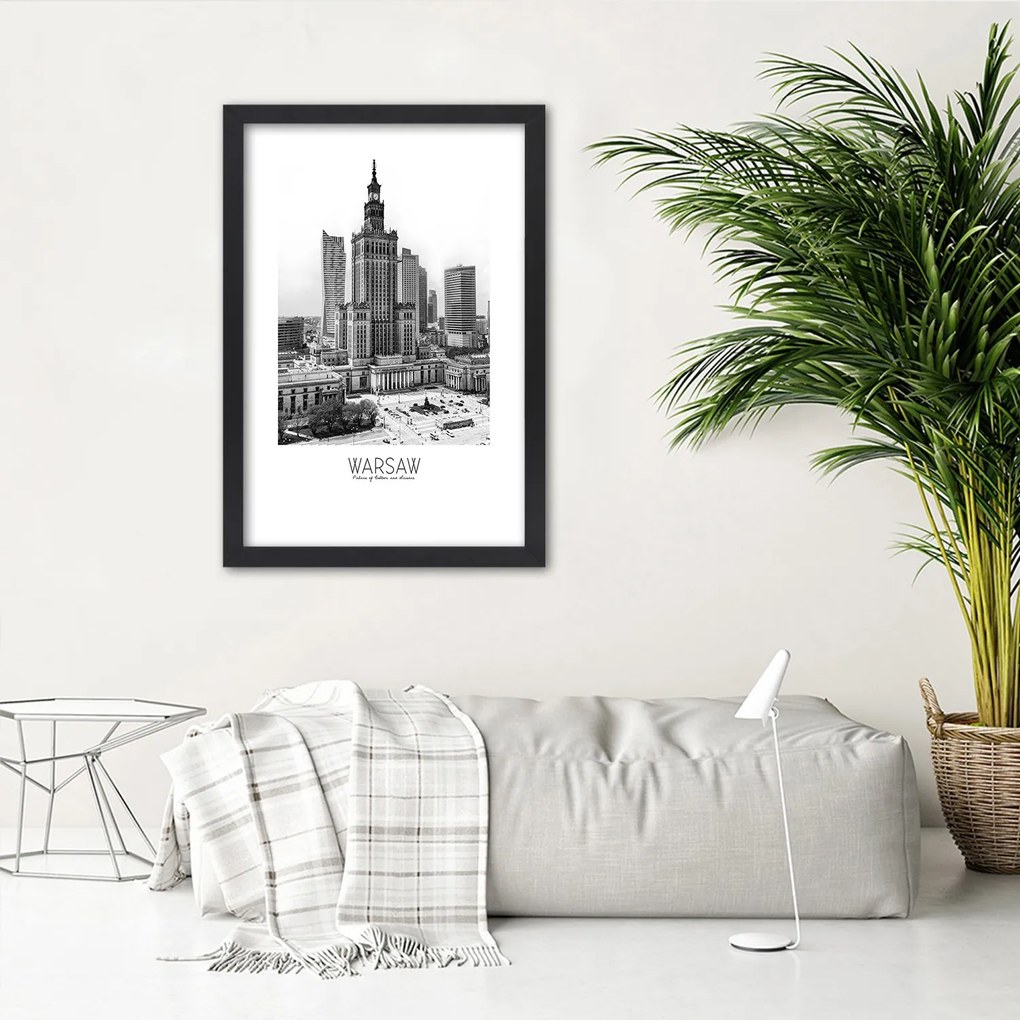 Gario Plagát Palác kultúry vo Varšave Farba rámu: Bez rámu, Rozmery: 30 x 45 cm