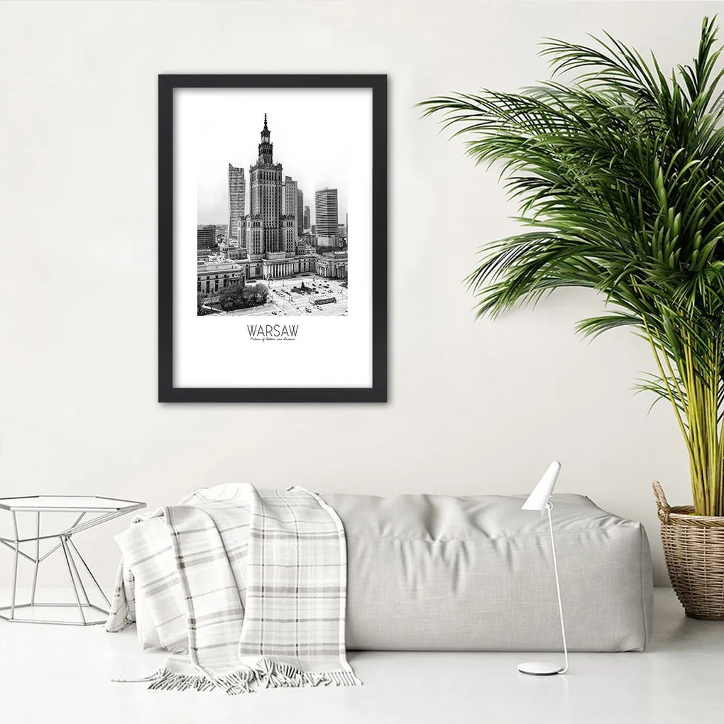 Gario Plagát Palác kultúry vo Varšave Farba rámu: Bez rámu, Rozmery: 30 x 45 cm