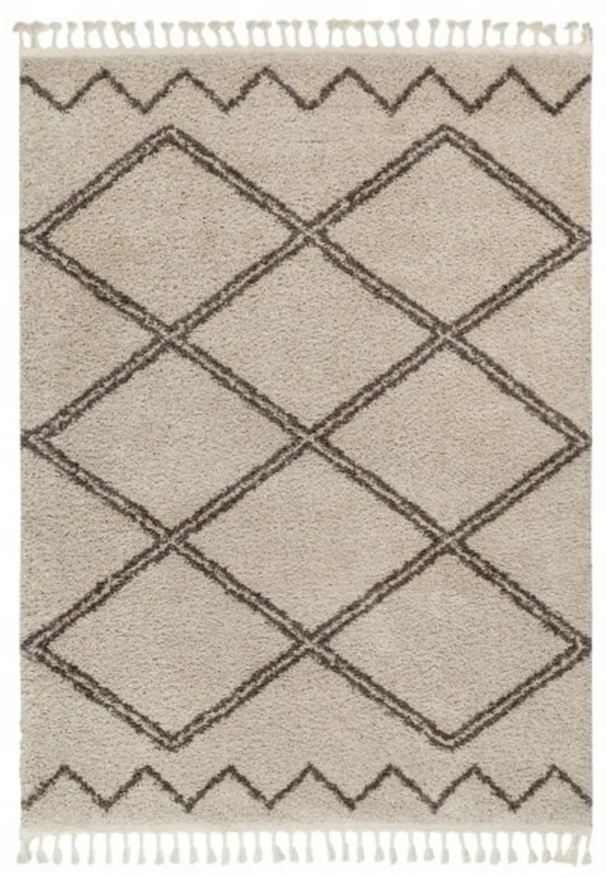 Kusový koberec Shaggy Asil krémový, Velikosti 200x290cm
