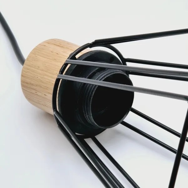 Brilagi - Luster na lanku WOODY BASKET 1xE27/60W/230V dub